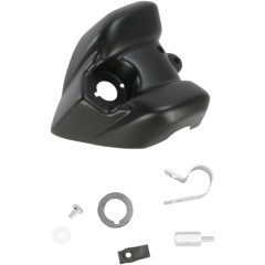 Plastique Couvre Guidon Noir Mat MAIER pour Quad Yamaha YFM 700 Raptor (06-17)