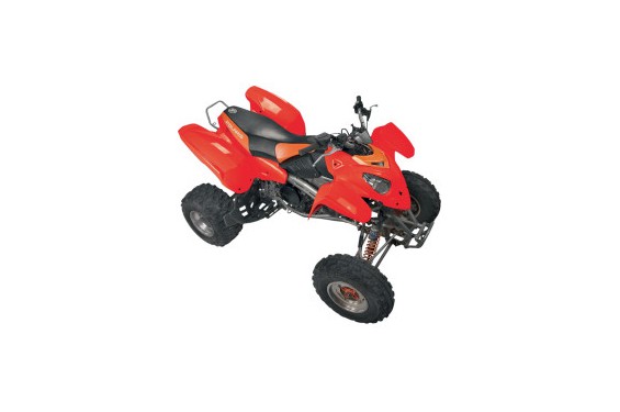 Plastique - Carénage Avant Rouge MAIER pour Quad Polaris Outlaw Predator 500 (03-07)