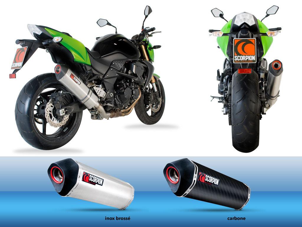 Silencieux Scorpion Serket Carbone Kawasaki Z750 (07-12)