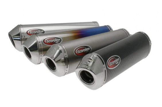 Silencieux Scorpion Factory Ronds Inox Suzuki 650 Bandit (07-16)