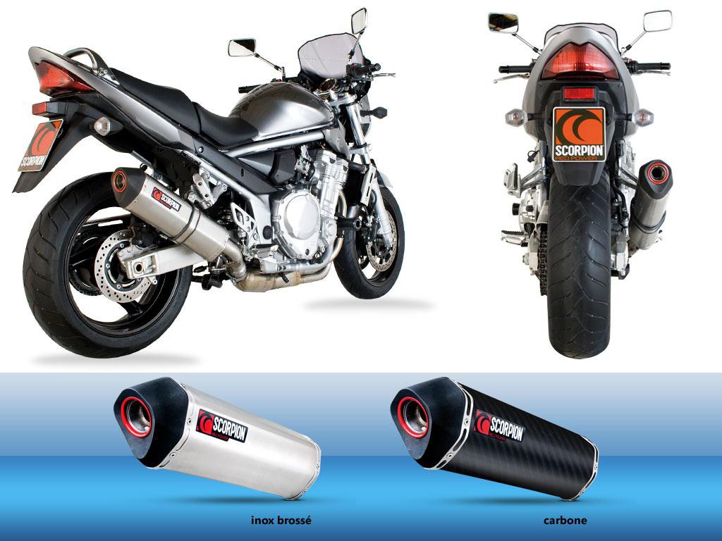 Silencieux Scorpion Serket Carbone Suzuki 1250 Bandit (07-16)
