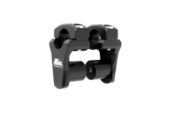 Rehausse de Guidon Pivotante Noir ROX SPEED FX +44mm pour Tés de Fourche ø28.6mm