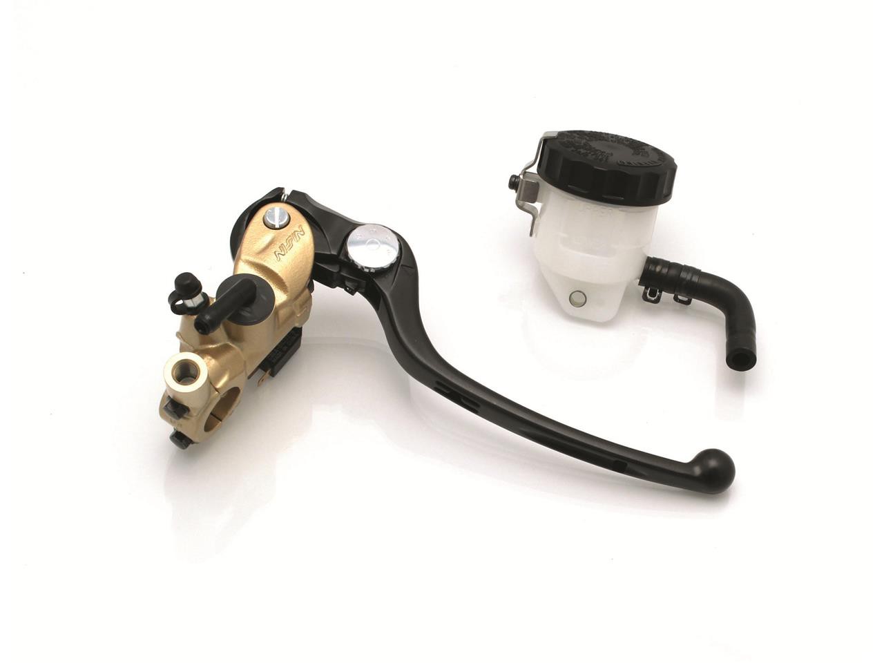 Maître-Cylindre Radial Sport de Frein Avant Moto Nissin Ø17 mm Levier Noir