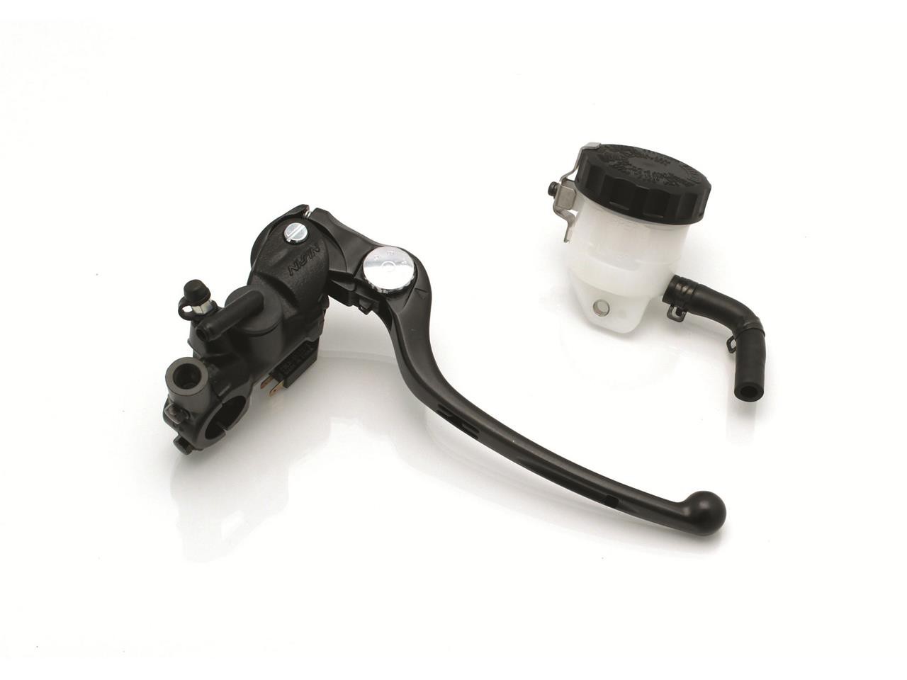 Maître-Cylindre Noir Radial Sport de Frein Avant Moto Nissin Ø17 mm Levier Noir