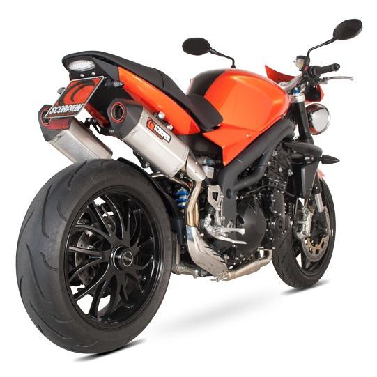 Silencieux Scorpion Serket Inox Triumph Speed Triple 1050 (11-16)