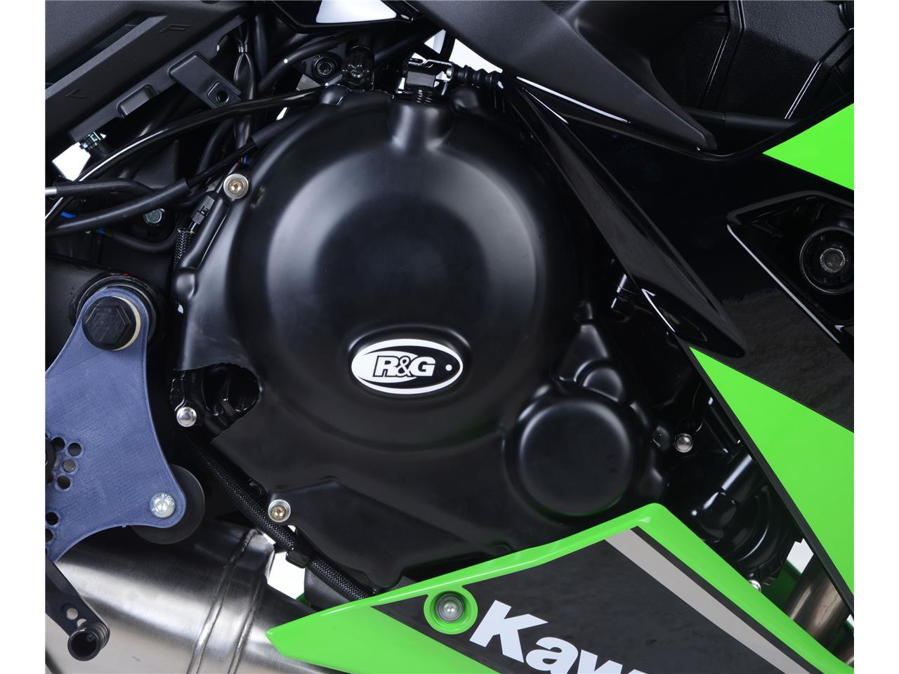 Couvre Carter Embrayage R&G pour Kawasaki Ninja 650 (17-22) - ECC0226BK