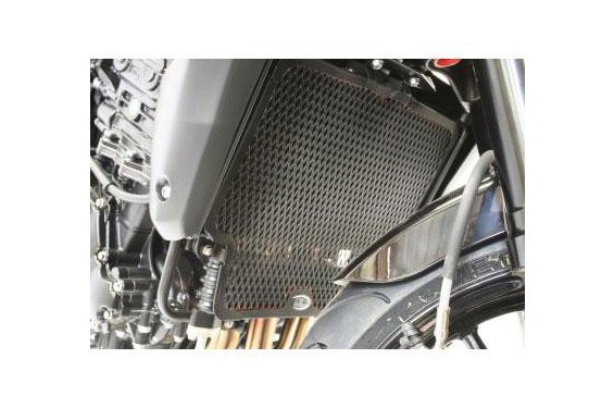 Protection de Radiateur Eau & Huile Alu R&G pour Triumph Speed Triple 1050 de 2010 - RAD0098BK