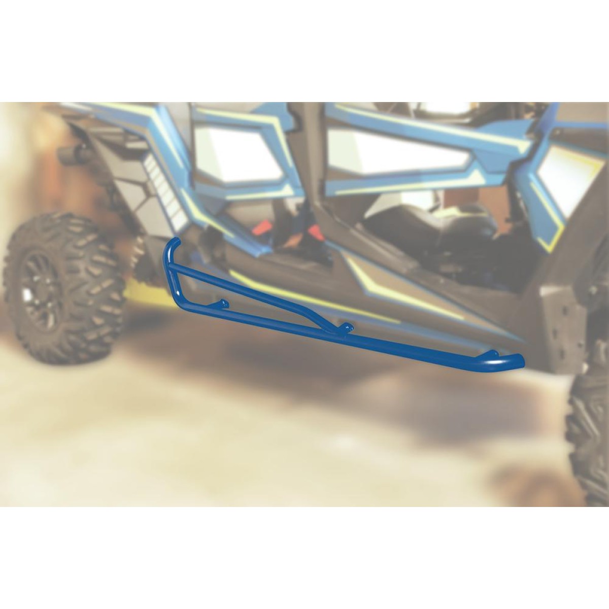 Protections Latérales Bleu MOOSE pour SSV Polaris 900 RZR 4 (15-18) 1000 RZR 4 (14-18) 1000 RZR 4 Turbo (16-18)
