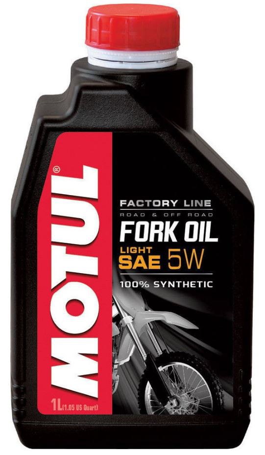 Huile Motul Fork Oil Factory Line Light 5W 1 Litre, pour fourche moto