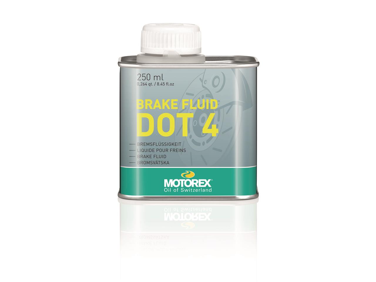 Liquide de frein Motorex Brake Fluid DOT 4 pour Moto 250ml