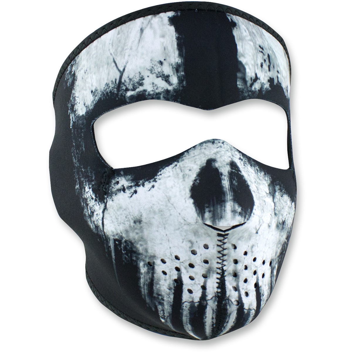 Masque Facial Néoprène ZANHEADGEAR Ghost Skull Moto - Quad - Scooter