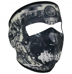 Masque Facial Néoprène ZANHEADGEAR Sprocket Skull Moto - Quad - Scooter