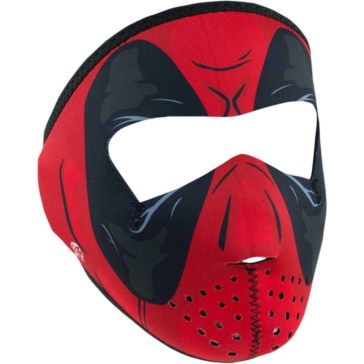 Masque Facial Néoprène ZANHEADGEAR Red Dawn (Small) Moto - Quad - Scooter