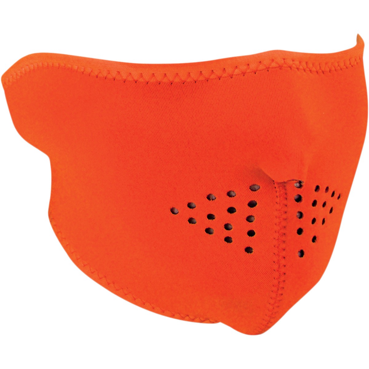 1/2 Masque Facial Néoprène ZANHEADGEAR Jaune - Orange Moto - Quad - Scooter