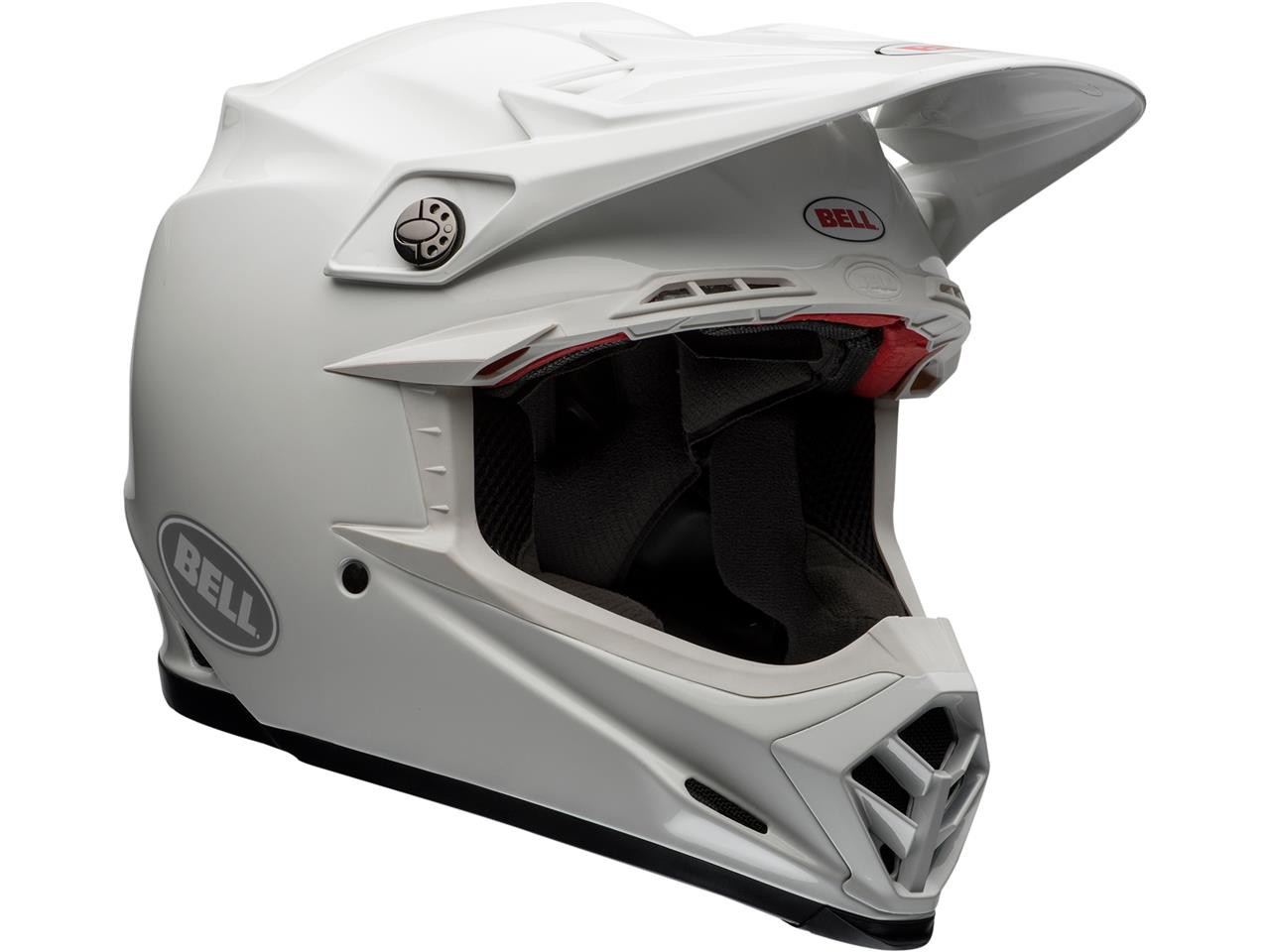Casque Moto Cross BELL MOTO-9 FLEX SOLID Blanc 2021