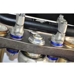 Entretoise de pontet Alu Scar Bleu pour Yamaha YZ250 F (14-25) YZ450 F (14-25) WR250 F (15-25) - SCYZF