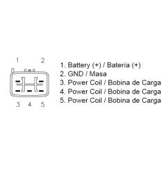 Redresseur / Régulateur Quad TECNIUM pour Yamaha YFM 350 Grizzly (07-13)