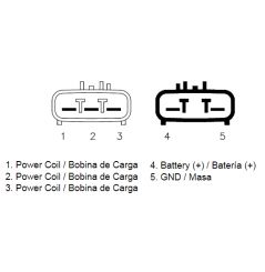 Redresseur / Régulateur Moto pour Yamaha FZ1 (06-07) YZF-R1 (02-15) FJR1300 (06-08) V-MAX1700 (09-15)