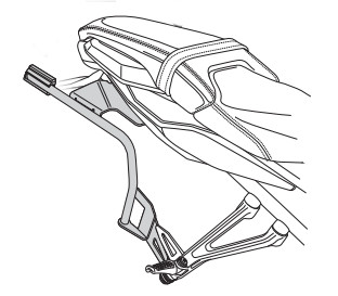 Support de Valise Shad 3P System pour Honda CB650 R (19-22)