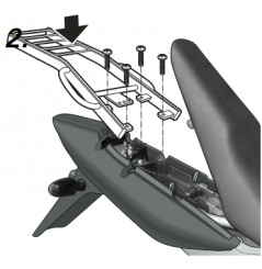 Support Top Case Shad pour Honda CBF 250 (04-08)