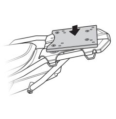 Support Top Case Shad pour Kawasaki Versys-X 300 (17-22)