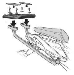 Support Top Case Shad pour Kawasaki Z1000 SX (17-21)