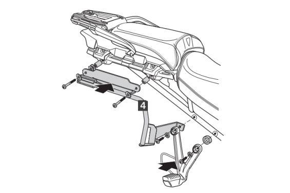 Support de Valise Shad 3P System pour Triumph Tiger Explorer 1200 (17-21) Support de Valise Shad 3P System pour Triumph Tiger Explorer 1200 (17-21)
