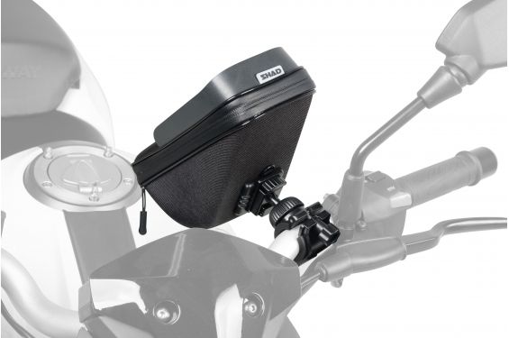 Support Smartphone avec poche Moto Étanche Shad Fixation au Guidon, dimension écran 6.6" 18x9cm Support Smartphone avec poche Moto Étanche Shad Fixation au Guidon, dimension écran 6.6" 18x9cm