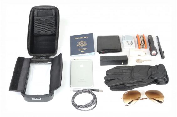 Support Smartphone avec poche Moto Étanche Shad Fixation au Guidon, dimension écran 6.6" 18x9cm Support Smartphone avec poche Moto Étanche Shad Fixation au Guidon, dimension écran 6.6" 18x9cm