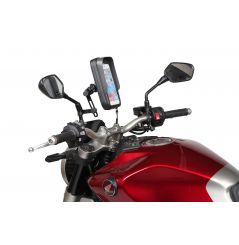 Support Smartphone Moto Étanche Shad Fixation au Rétroviseur, dimension écran 6.6" 18x9cm
