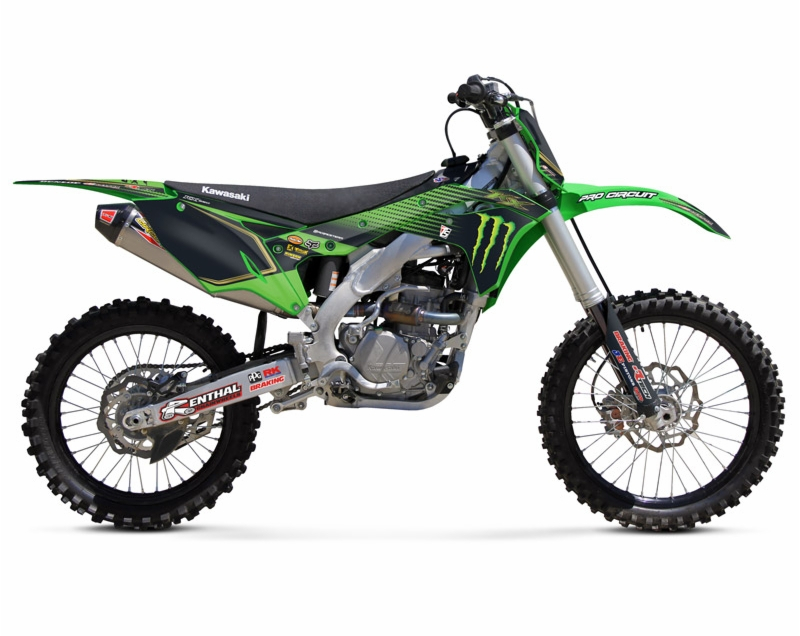 Kit Déco Kawasaki Monster Energy pour KX250 F (17-19)