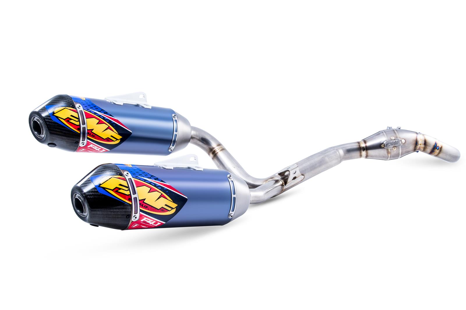 Ligne d'Échappement FMF Megabomb Factory 4.1 RCT Titane Bleu pour Honda CRF450 R (15-16)