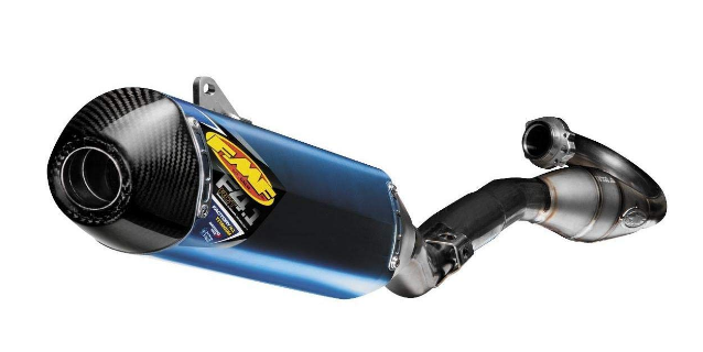 Ligne d'Échappement FMF Megabomb Factory 4.1 RCT Titane Bleu pour Kawasaki KX250 F (09-16)