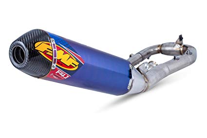 Ligne d'Échappement FMF Megabomb Factory 4.1 RCT titane bleu pour Yamaha YZ450 F (18-19)
