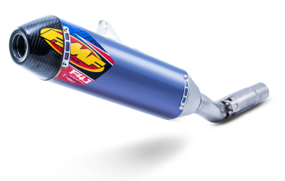 Silencieux FMF Factory 4.1 RCT Titane bleu / Carbone pour Husqvarna FE250 (14-16) FE350 (14-16)