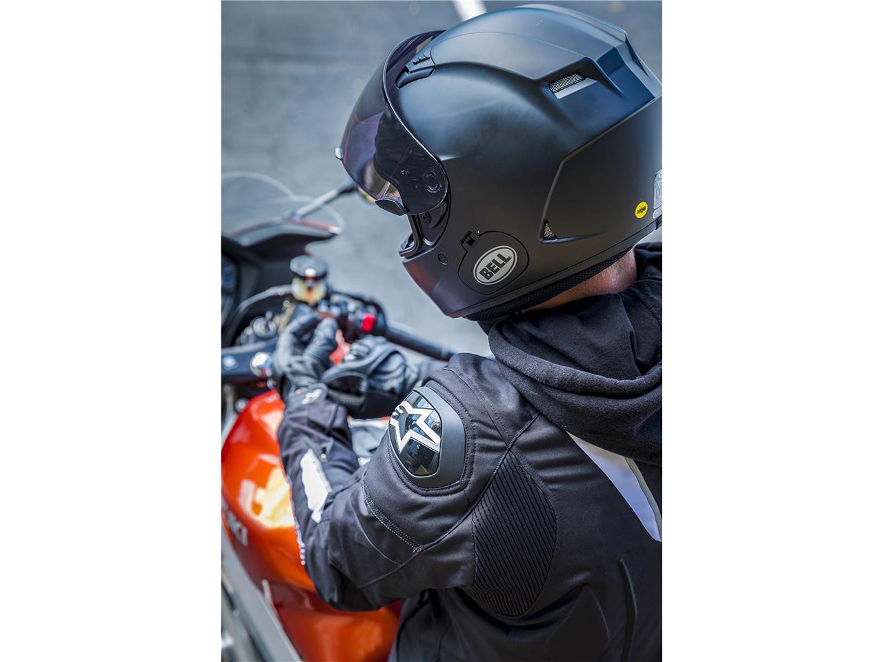 Casque Moto BELL QUALIFIER DLX BLACKOUT Noir Mat