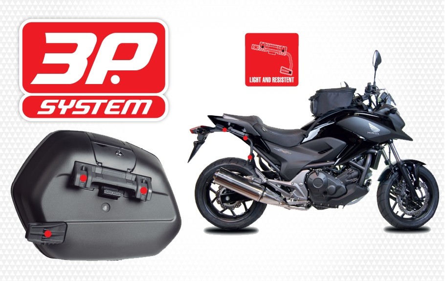 Support de Valise Shad 3P System pour Honda CB500 X (16-23) pour valises SH35/SH36