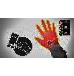 Gants Moto Hiver Chauffants CAPIT Noir