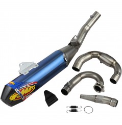 Ligne d'Échappement FMF Megabomb Factory 4.1 RCT titane bleu pour Yamaha YZ450 F (18-19)