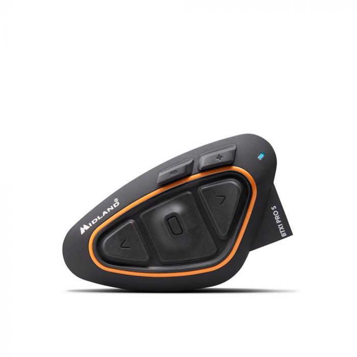 Intercom Moto MIDLAND BTX1 PRO S SINGLE Noir - Orange