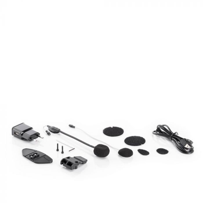 Intercom Moto MIDLAND BT MESH SINGLE Noir - Rouge