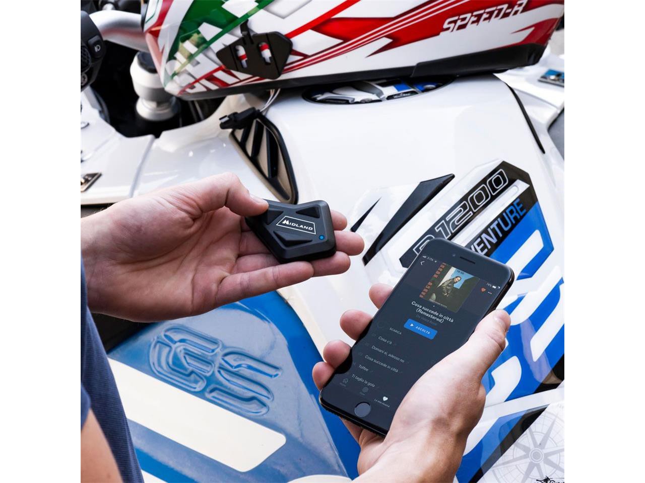 Intercom Moto MIDLAND BT MINI SINGLE Noir