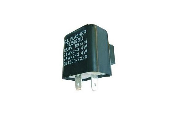 Centrale Clignotant Moto 2 Broches 12V - 21W