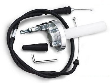 Kit Poignées Quad CR-PRO + Câbles MOTION PRO pour Kawasaki KFX 400