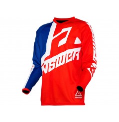 Maillot Cross ANSWER SYNCRON VOYD 2021 Bleu - Blanc - Rouge