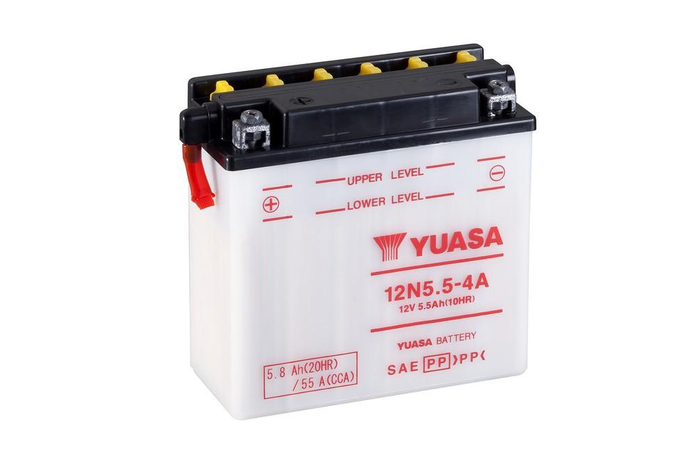 Batterie Moto YUASA 12N5.5-4A ( Y12N5.5-4A )