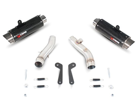 Silencieux Scorpion RP-1 GP Carbone pour Kawasaki Z1000 (10-13)