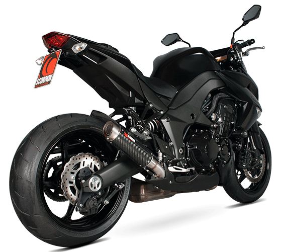 Silencieux Scorpion RP-1 GP Carbone pour Kawasaki Z1000 (10-13)