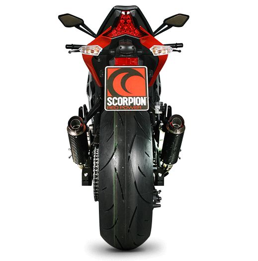 Silencieux Scorpion RP-1 GP Carbone pour Kawasaki Z1000 (14-19)