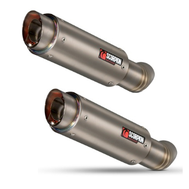 Silencieux Scorpion RP-1 GP Titane pour Kawasaki Z1000 (14-19)
